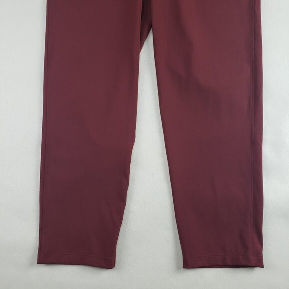 Lululemon Keep Moving 7/8 Pant Womens 6 Burgundy Pull On Casual Luxtreme Ankle - Picture 5 of 14